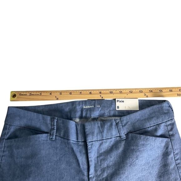 Old Navy Women's Blue Ankle Pants - Picture 7 of 9